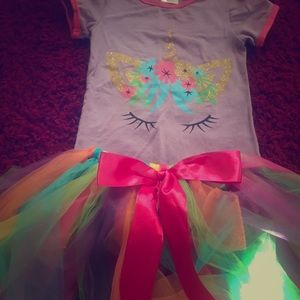 Unicorn toddler outfit